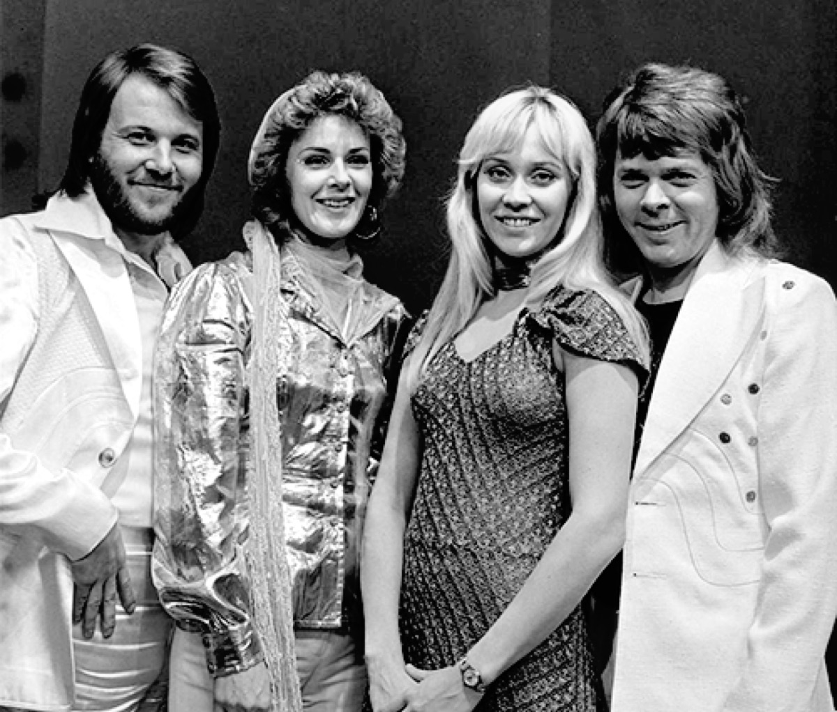 ABBA appearing on TopPop in 1974