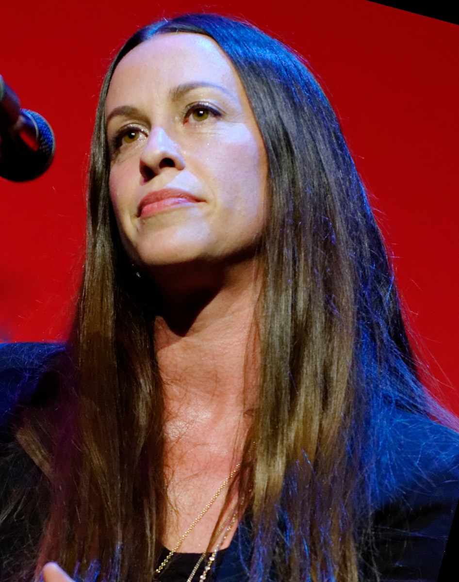 Alanis Morissette performing in Los Angeles in 2013