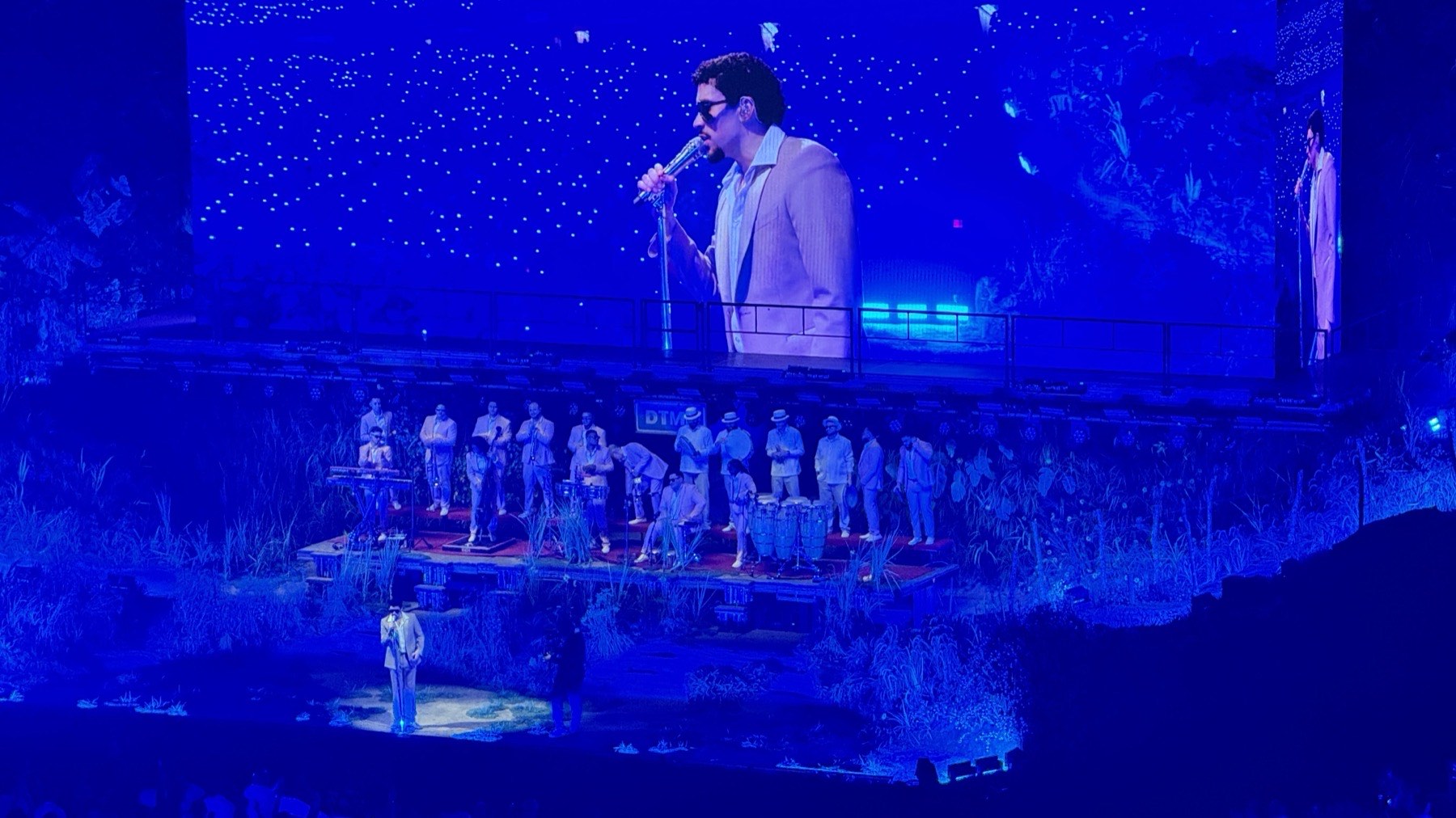 Bad Bunny performing live