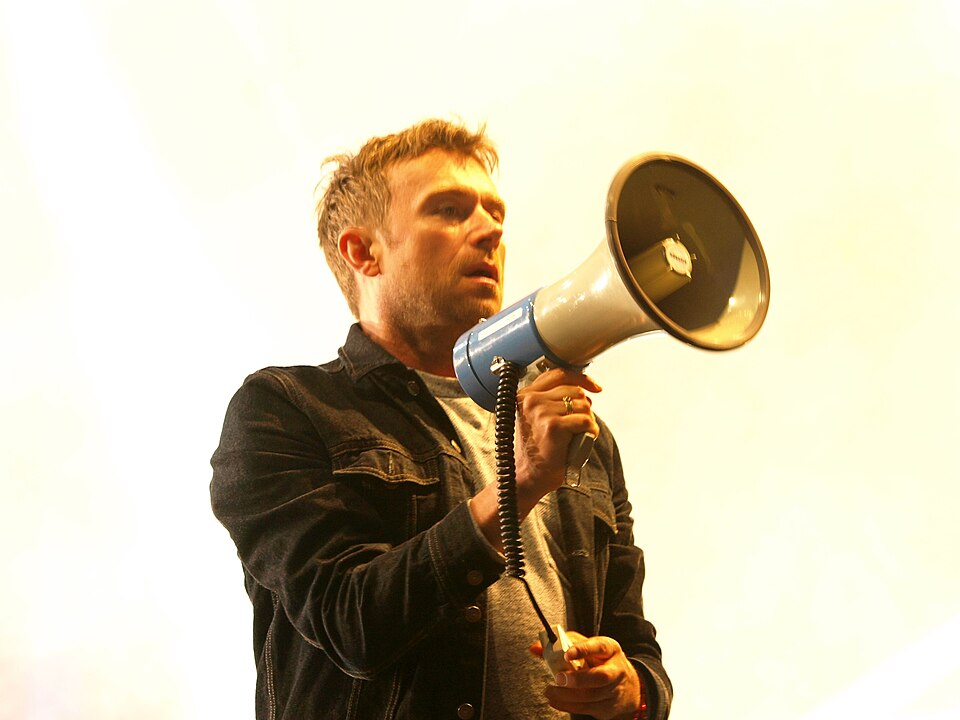 Blur performing at Provinssirock in 2013