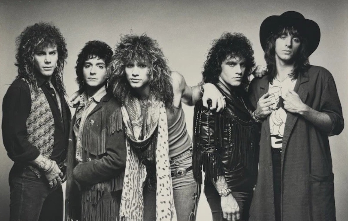 Bon Jovi publicity photo from 1986