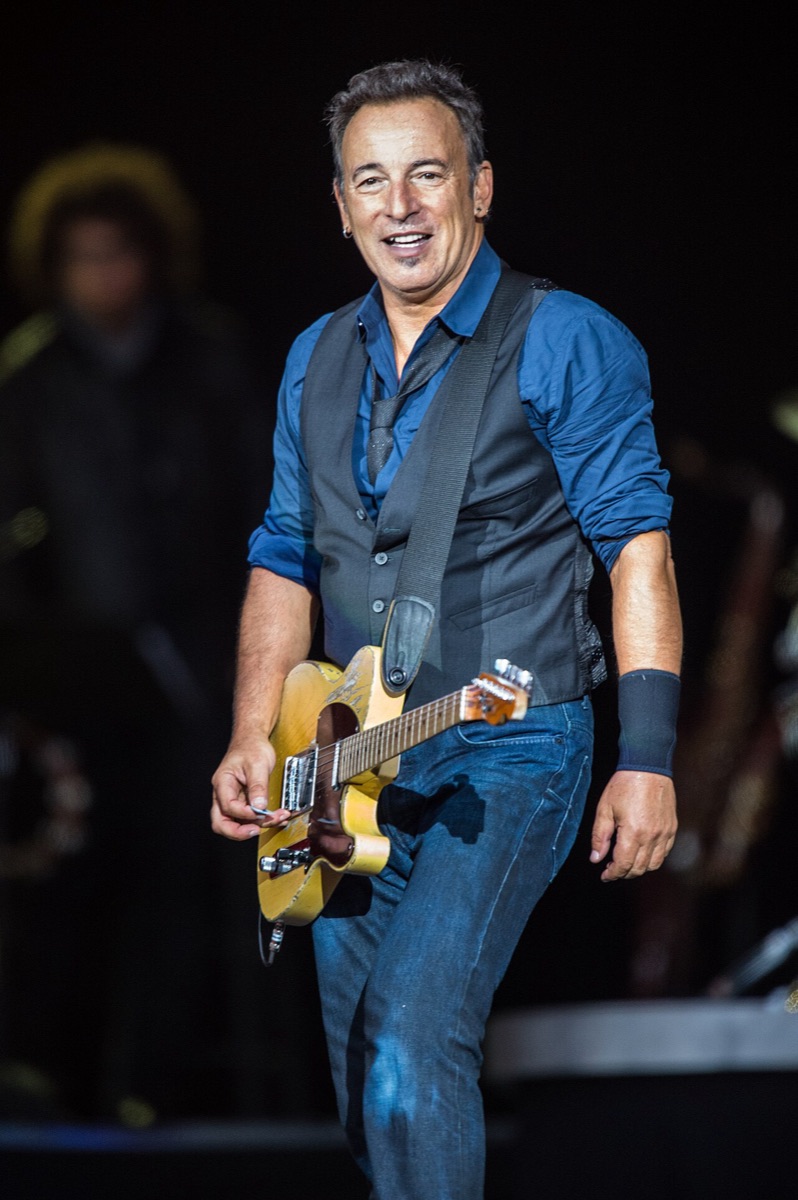Bruce Springsteen performing at Roskilde Festival in 2012