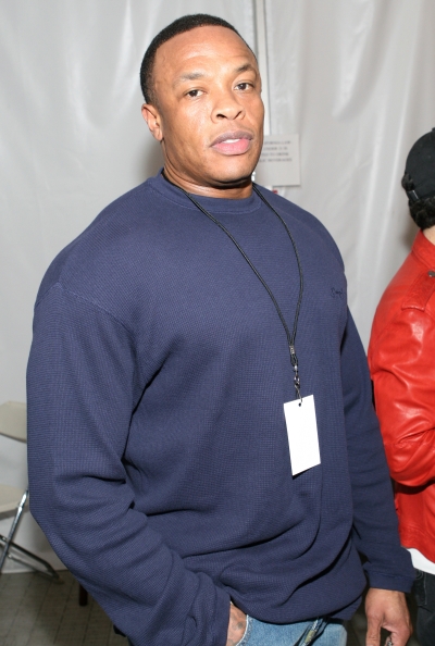 Dr. Dre backstage in Los Angeles