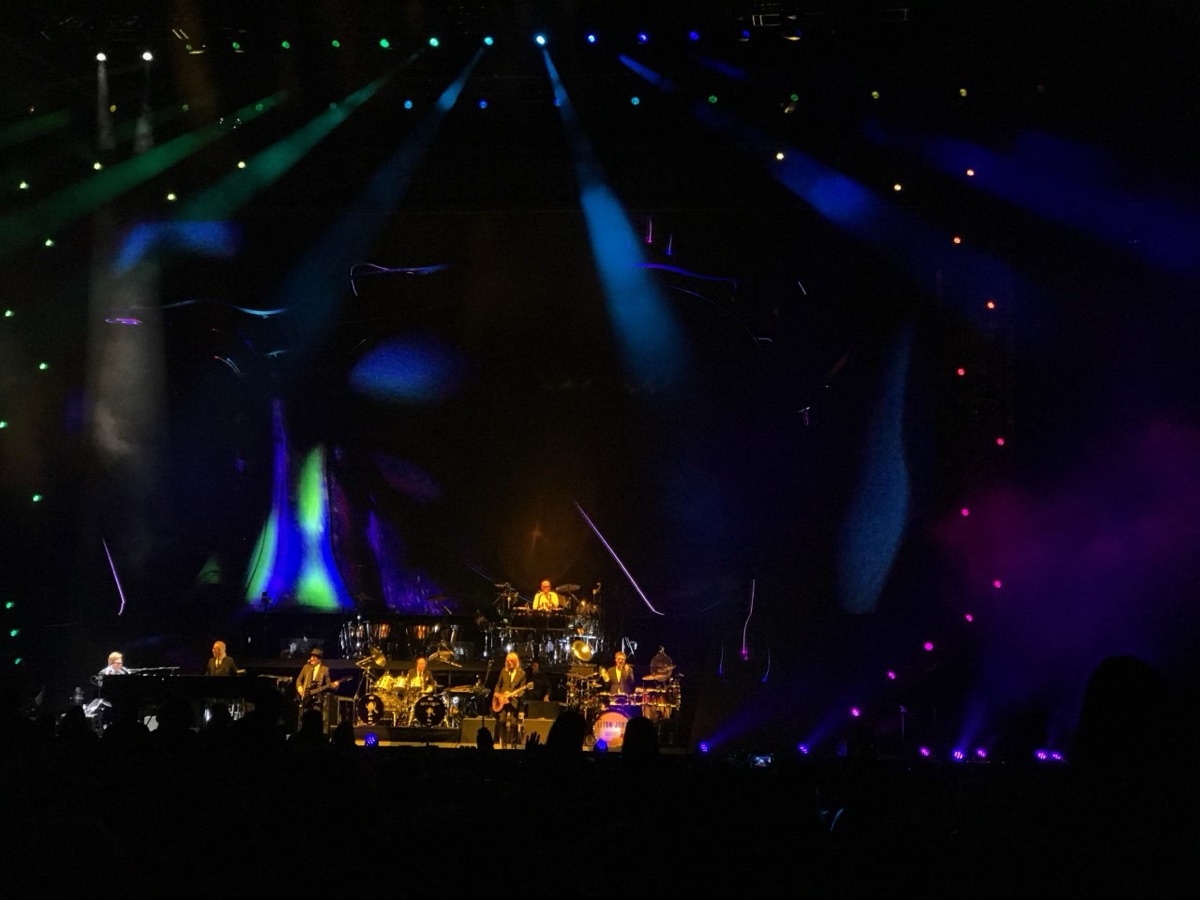 Elton John performing on the Farewell Yellow Brick Road tour in Toronto
