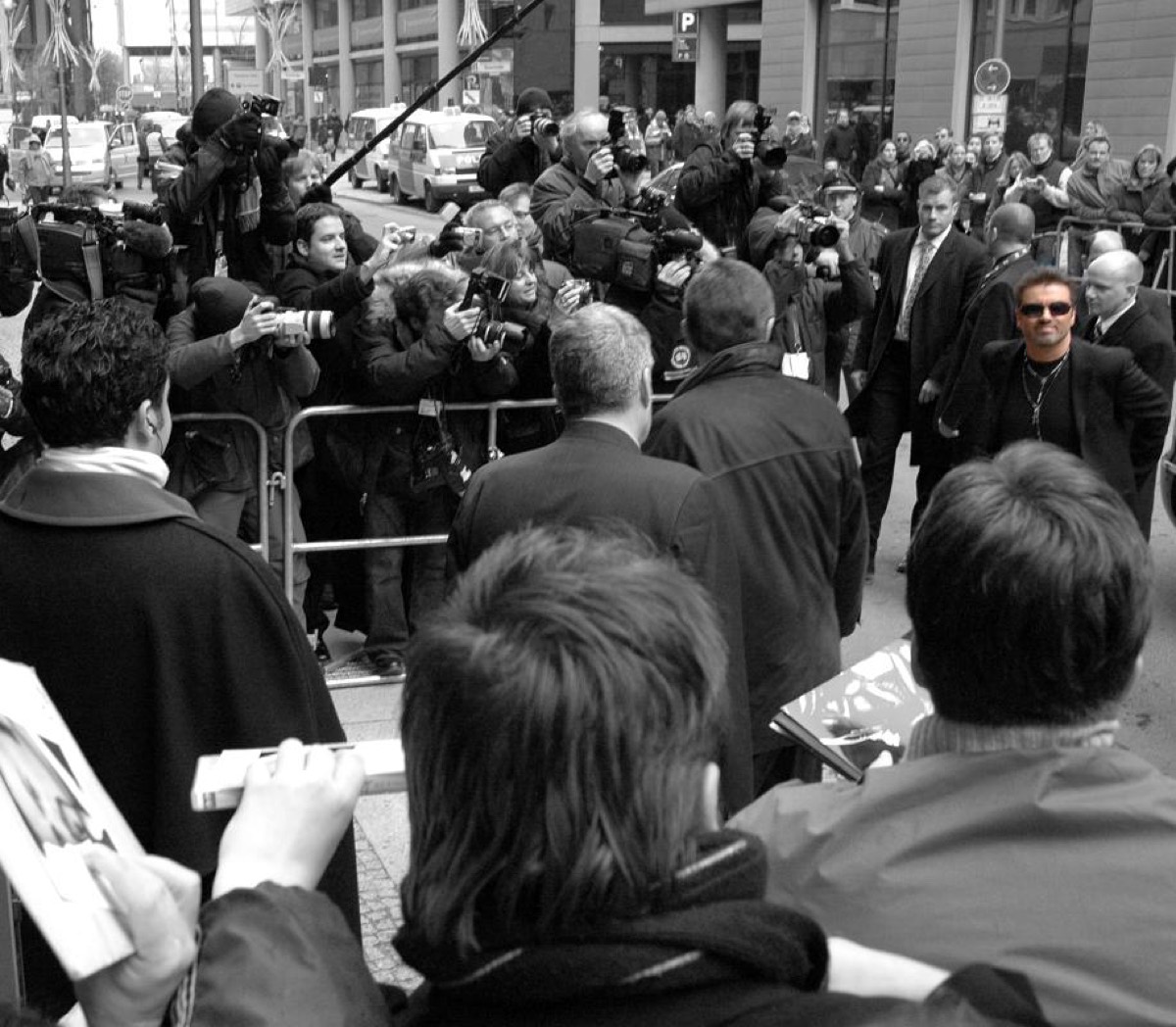 George Michael at the Berlin International Film Festival in 2005