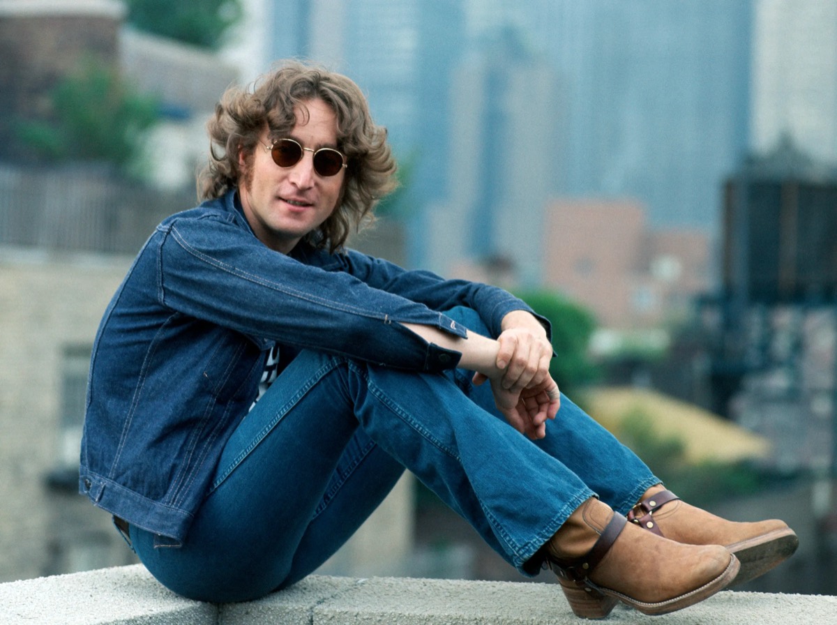 John Lennon 1974 Walls and Bridges press photo