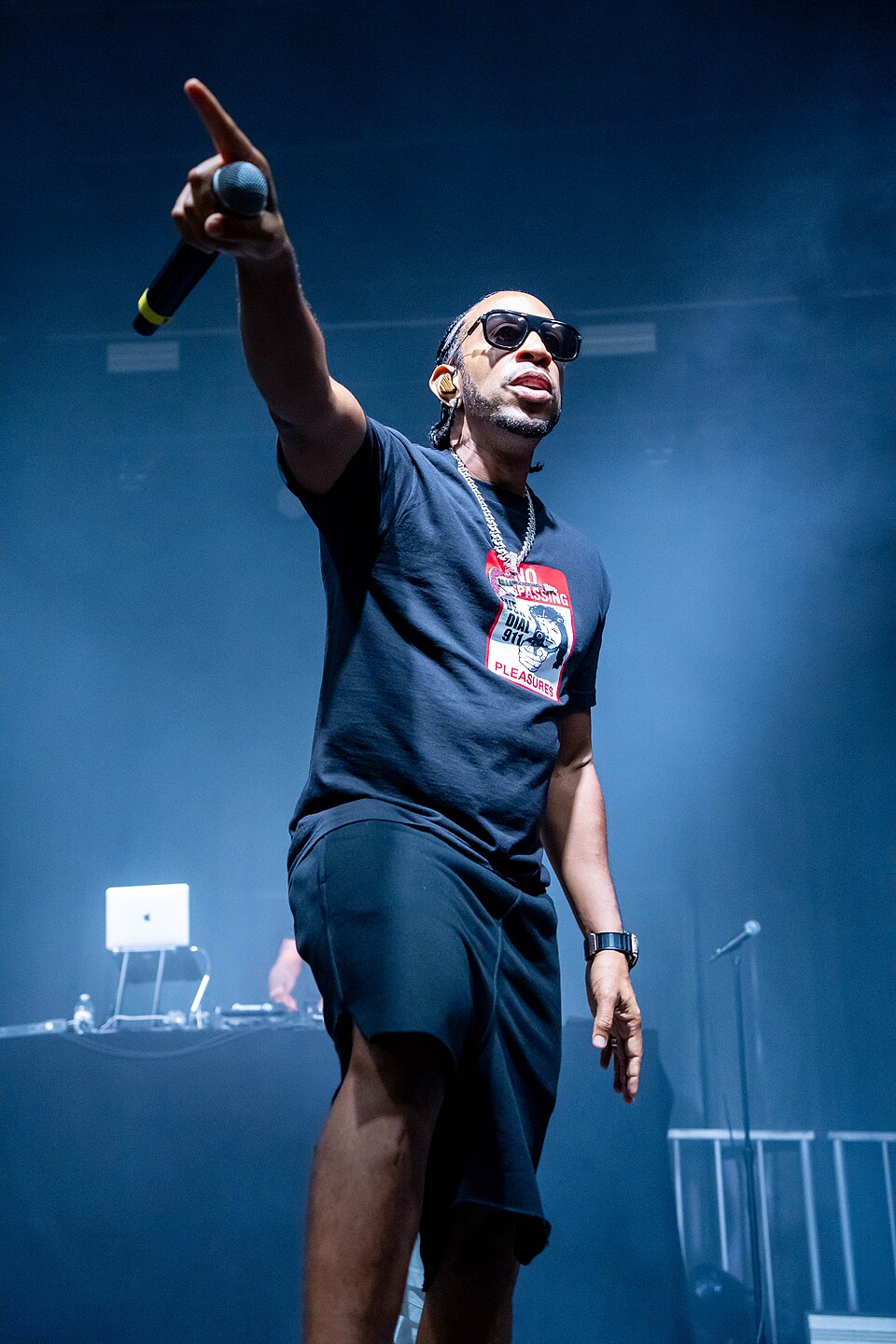 Ludacris performing at NAS Patuxent River