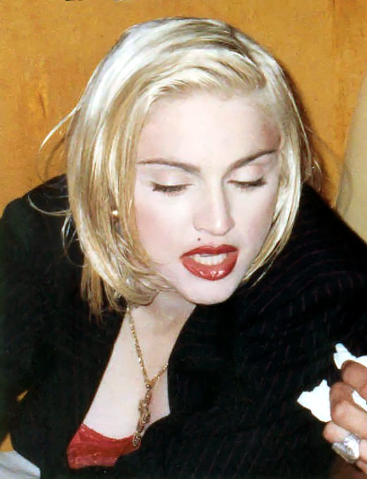 Madonna at an AIDS Project Los Angeles benefit concert in 1990