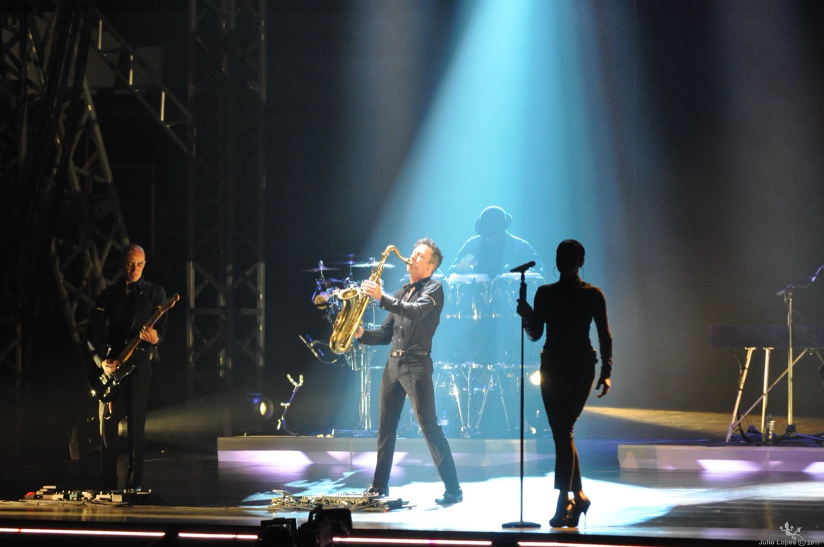 Sade performing live in 2011