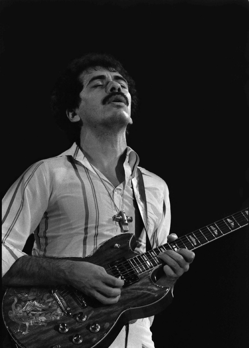 Carlos Santana performing live in 1978