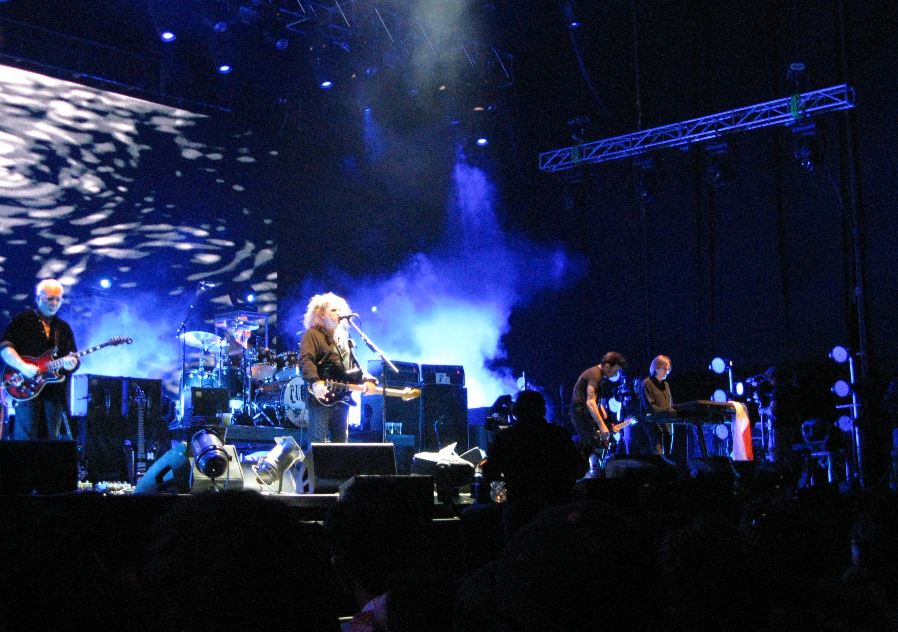 The Cure performing in Santiago in 2013