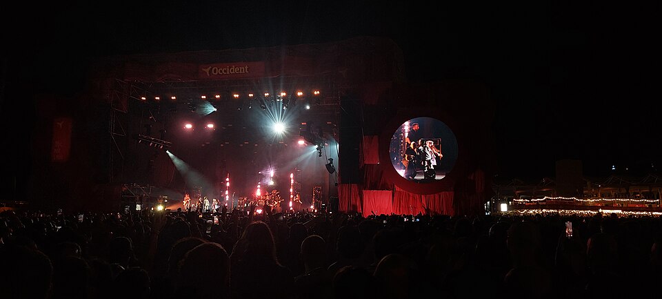 The Smashing Pumpkins performing at Festival Cruilla in 2024