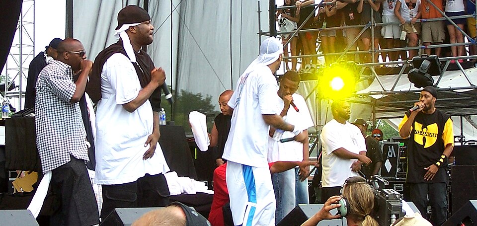 Wu-Tang Clan performing live on stage